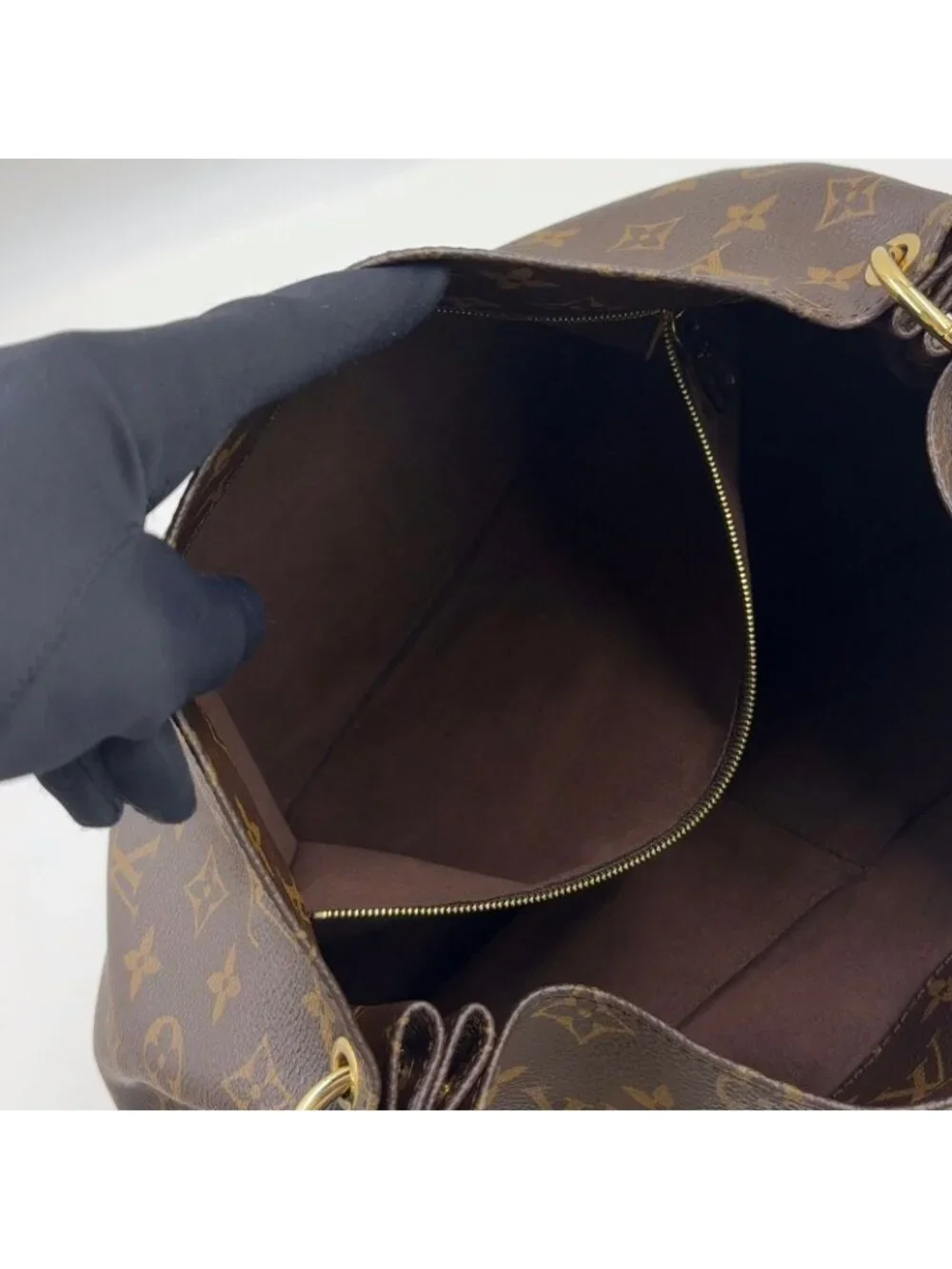 Louis Vuitton Metis Monogram Leather Brown Light Handbag Gold